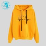 Cozy Women Hoodie in light Yellow Color WH-04