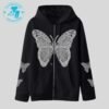Butterfly Trending Black Women Hoodie WH-07