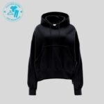 Women Latest Black Color Hoodie WH-11
