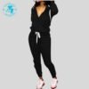 Most Beautiful Women Tracksuit in Black Color TS-001