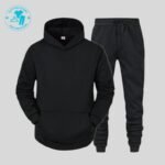 Comfort Black Track Suit French TerryTS-003