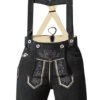 Authentic Black Lederhosen – Traditional Bavarian Style for Oktoberfest