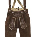 Brown Lederhosen is So Good Looking and Trendy 2025 LH(011)